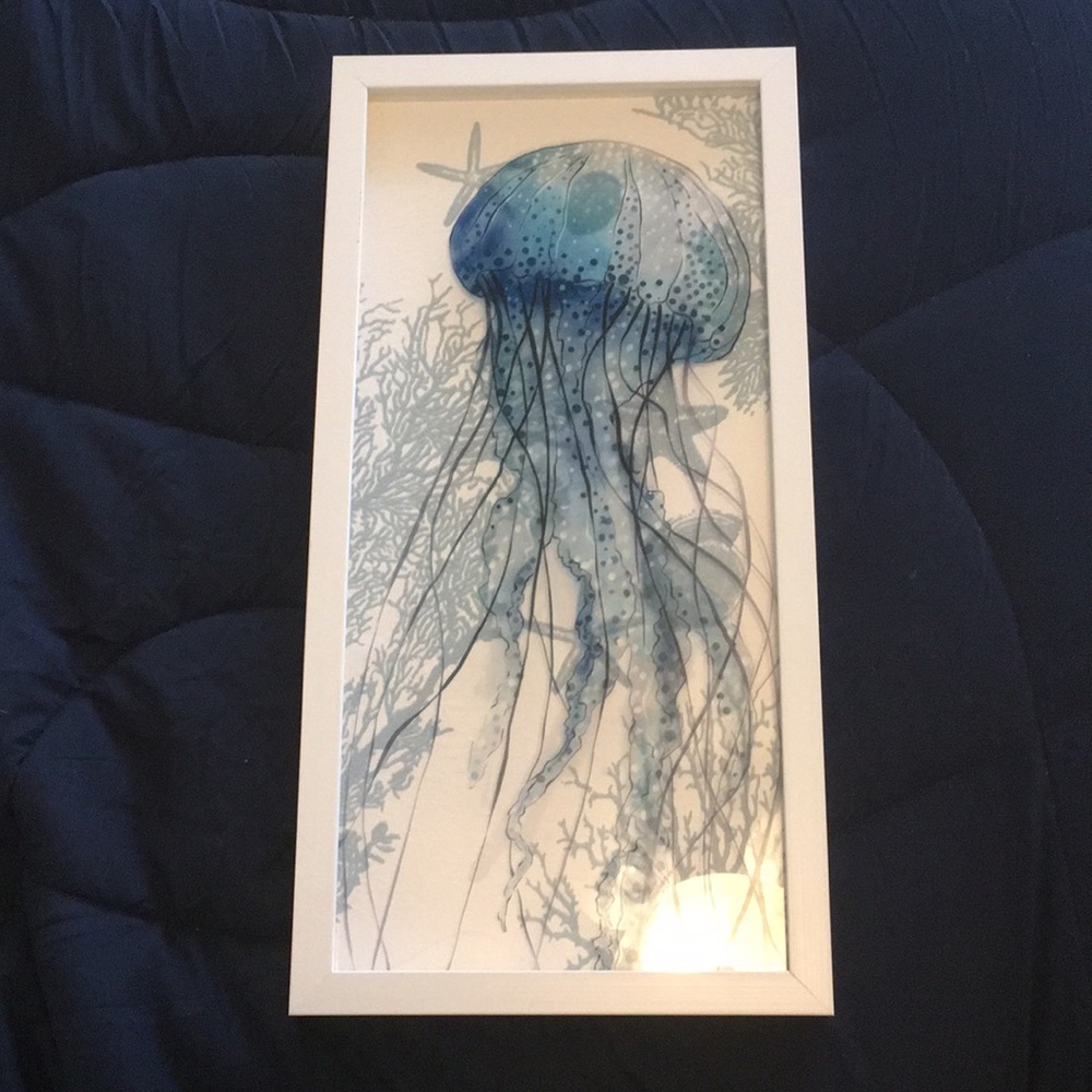 Jellyfish wall hanging